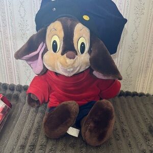 Plush Toy with Red and Brown Outfit